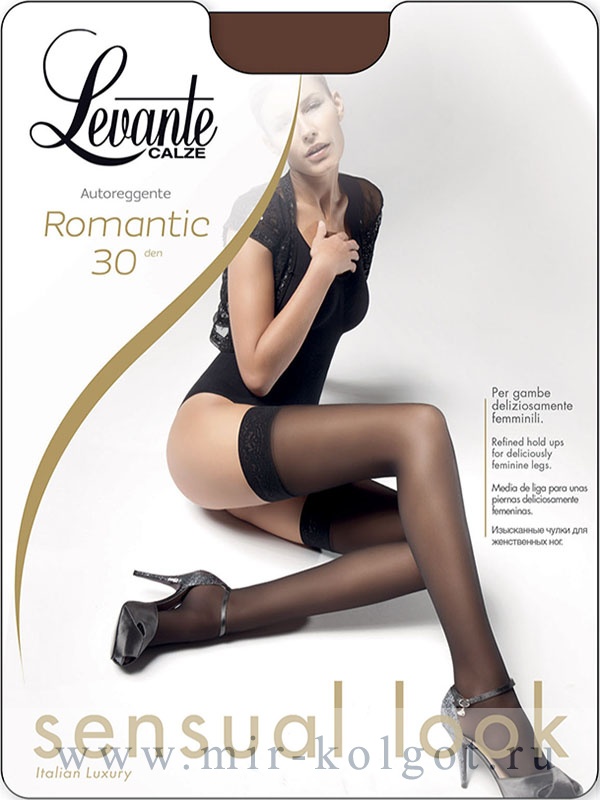 Levante Romantic 30 Autoreggente от магазина Мир колготок и чулок