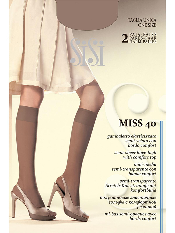 Sisi Miss 40 Gambaletto, 2 Paia от магазина Мир колготок и чулок