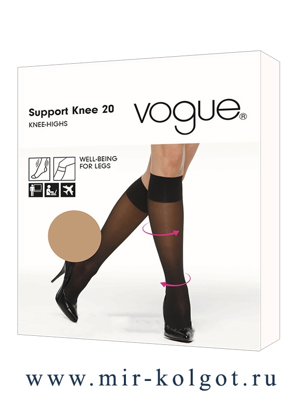 Vogue Art. 33400 Support 20 Knee-highs от магазина Мир колготок и чулок