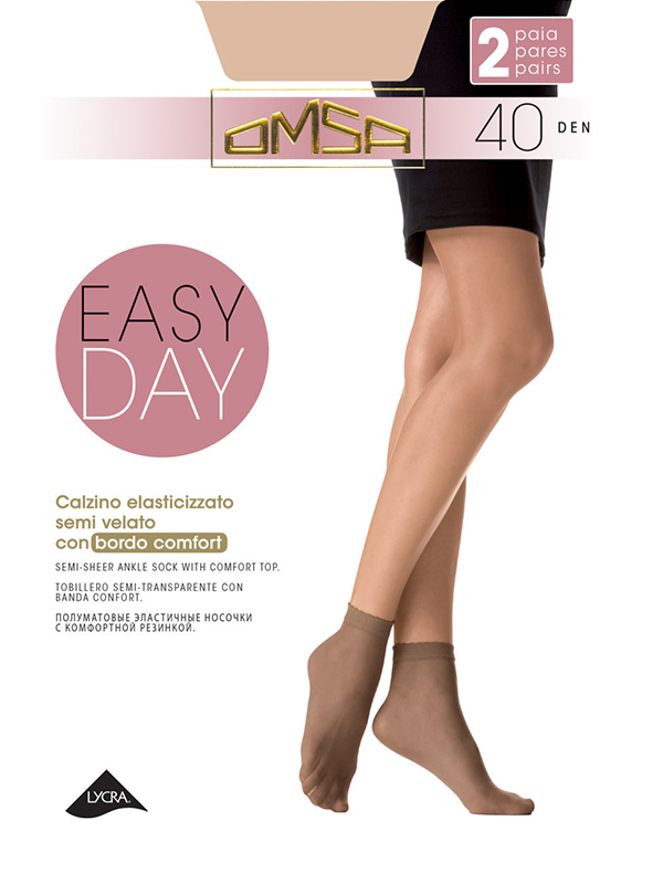 Omsa Easy Day 40 Calzino, 2 Paia от магазина Мир колготок и чулок