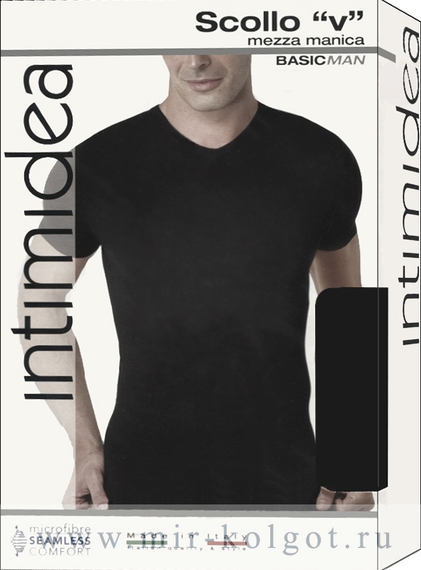 Intimidea Uomo T-shirt Scollo V Mezza Manica от магазина Мир колготок и чулок