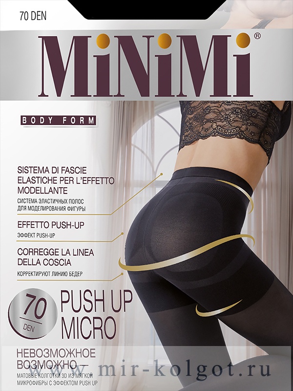 Minimi Push Up Micro 70 от магазина Мир колготок и чулок