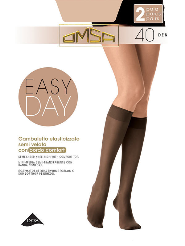 Omsa Easy Day 40 Gambaletto, 2 Paia от магазина Мир колготок и чулок