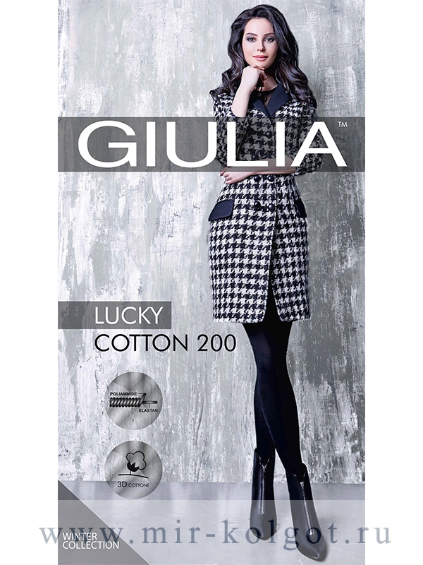 Giulia Lucky Cotton 200 от магазина Мир колготок и чулок
