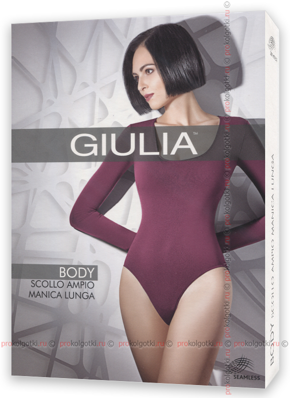 Giulia Intimo Body Scollo Ampio Manica Lunga от магазина Мир колготок и чулок