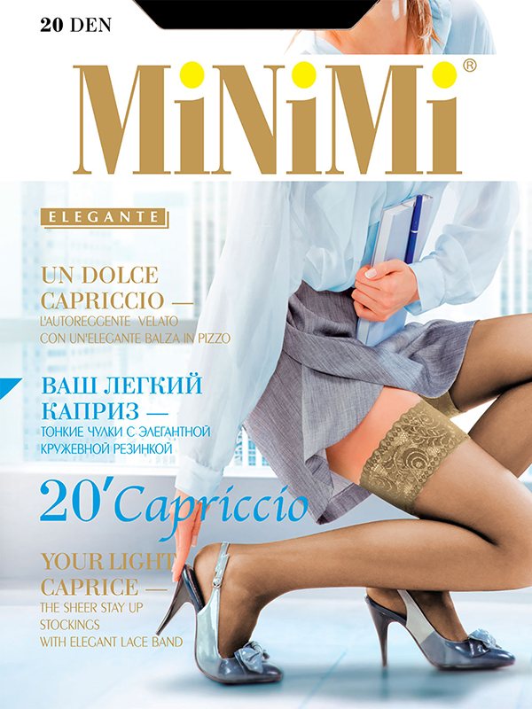 Minimi Capriccio 20 Autoreggente от магазина Мир колготок и чулок