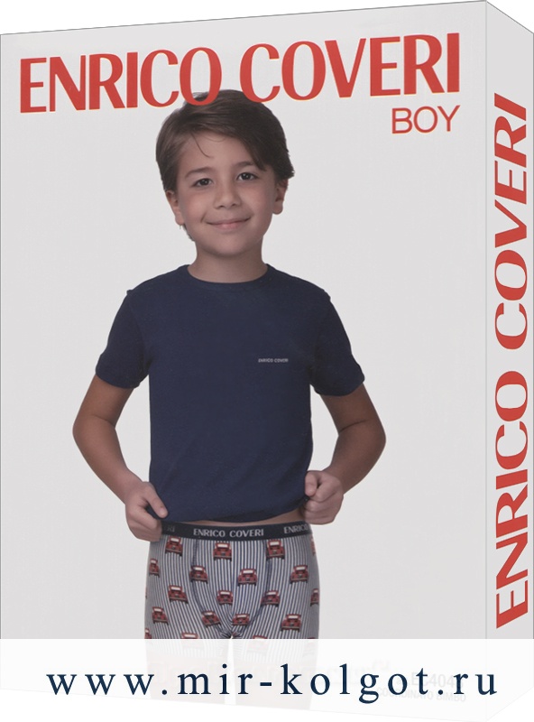 Enrico Coveri Ec4048 Boy Coord. Boxer - T-shirt от магазина Мир колготок и чулок