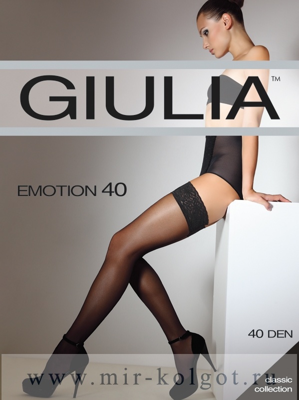 Giulia Emotion 40 Autoreggente от магазина Мир колготок и чулок
