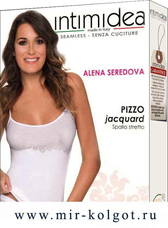 Intimidea Pizzo Jacquard Canotta Spalla Stretta от магазина Мир колготок и чулок